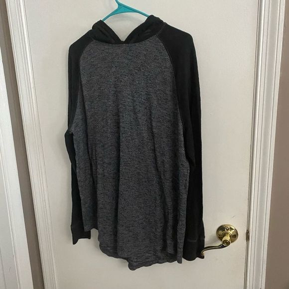 Express Long Sleeve Knit Hoodie - Picture 2 of 5
